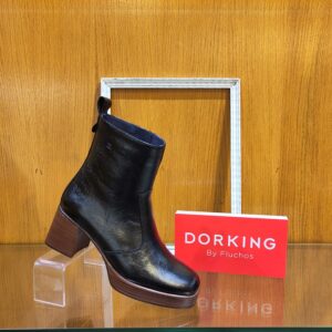 Bottine Dorking cuir verni noir